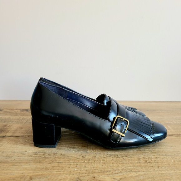 Clarks Artisan navy blue loafers  with tassels . - Picture 6 of 15